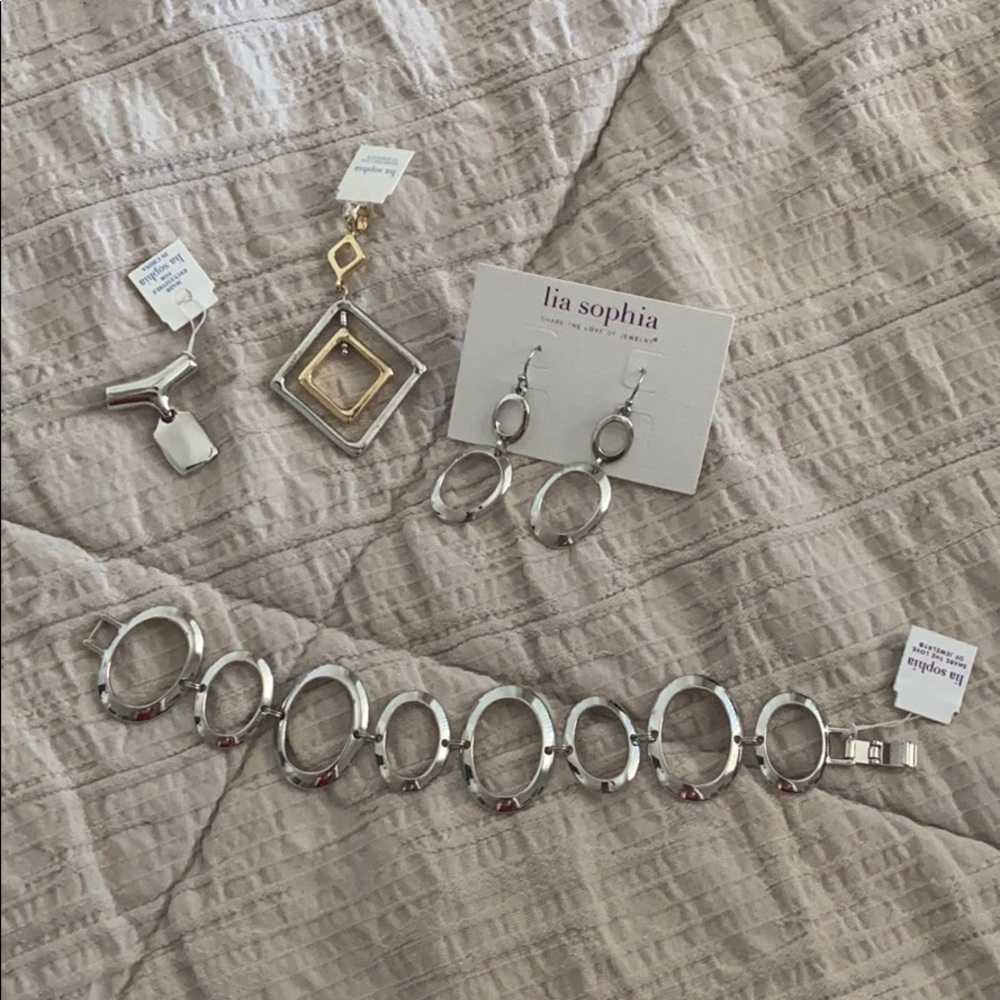 Lia Sophia Bundle silver and gold